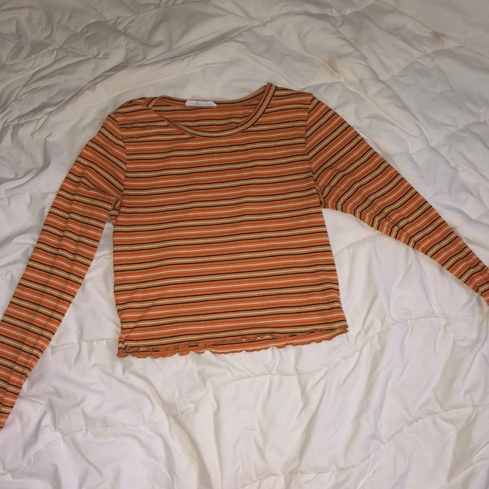 striped long sleeve shirt